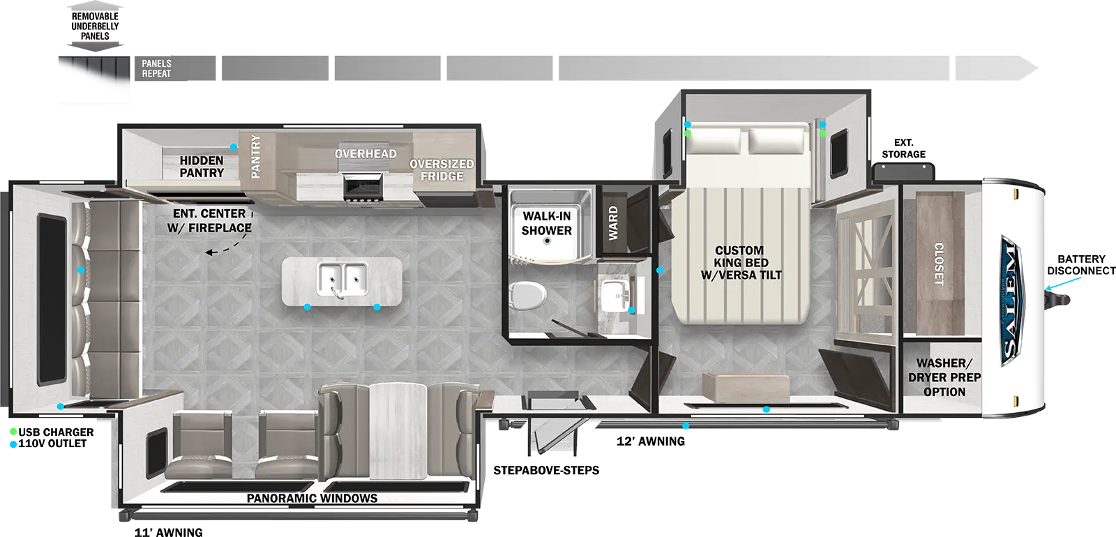 Salem 32RET Floorplan